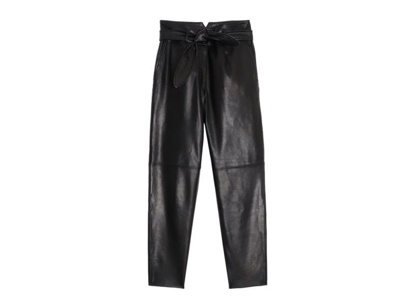Pantaloni Zara In Finta Pelle Neri &ndash; Gamba Dritta, Taglia M (42,5 Gamba, 14,5 Vita), Nuovo Con Etichette