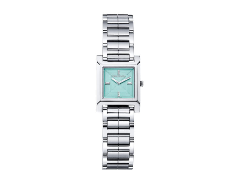 Tiffany-orologio-in-acciaio-inossidabile-e-quadrante-square-in-color-tiffany-