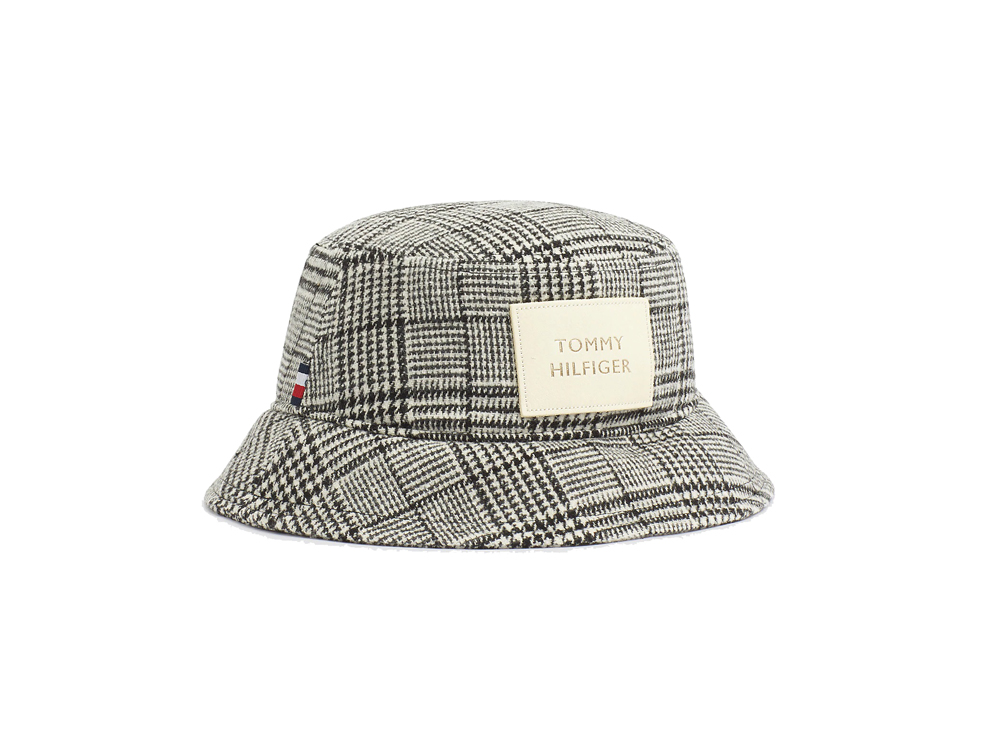 tommy-hilfiger-cappello-a-secchiello-motivo-pied-de-poulejpg