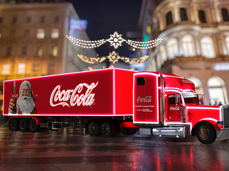 truck coca cola