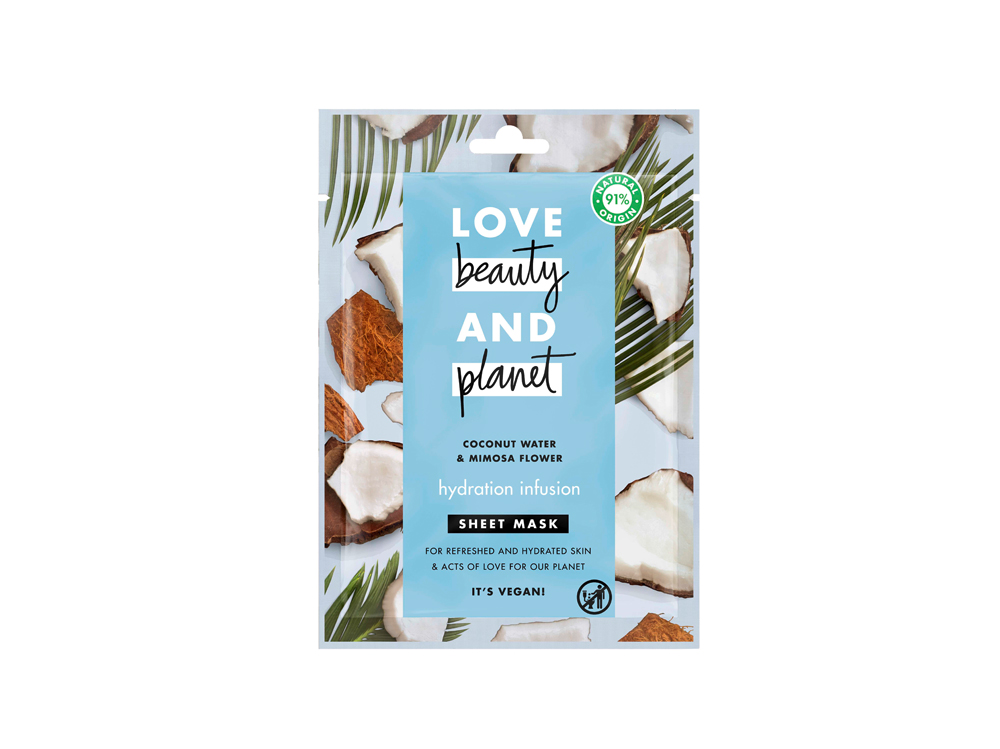 LOVE-BEAUTY-AND-PLANET_COCONUT-WATER-SHEET-MASK