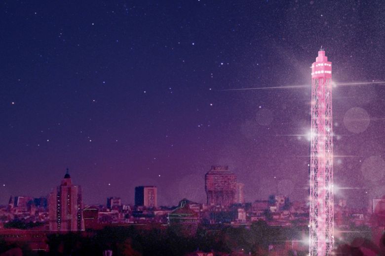 A Milano apre l’Osservatorio Pandora, mix di design, multimedia e luce rosa