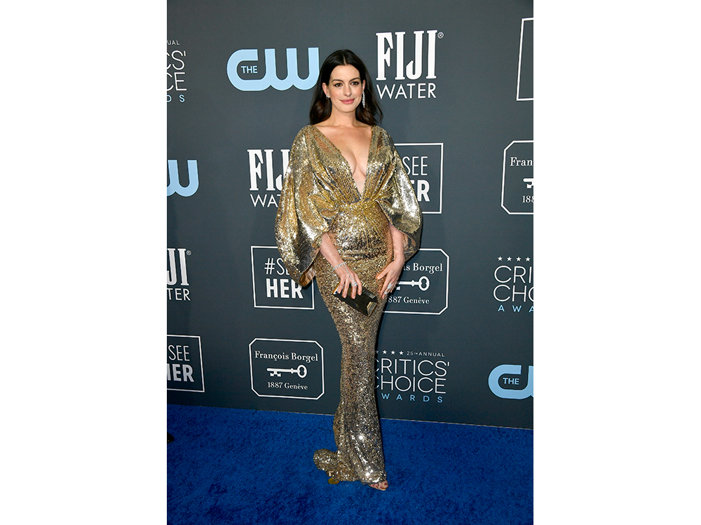 Anne-Hathaway-In-Atelier-Versace-critics-choice-getty