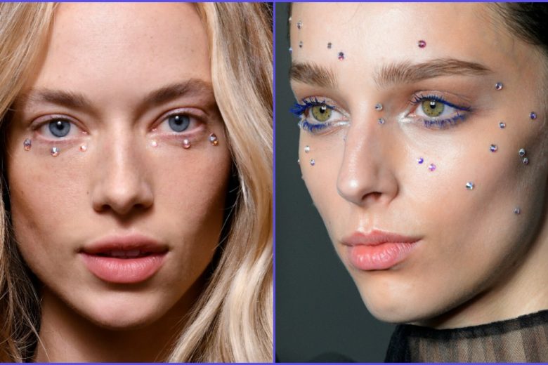 Crystal make up: il trucco con gli strass per brillare