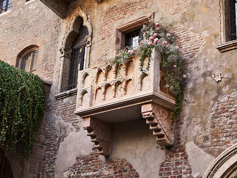 Il balcone di Romeo e Giulietta