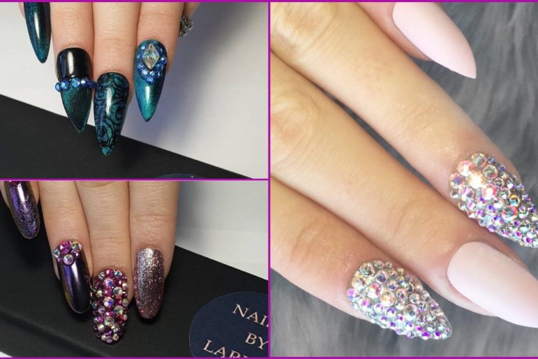 Crystal nails: le unghie con i cristalli da provare adesso