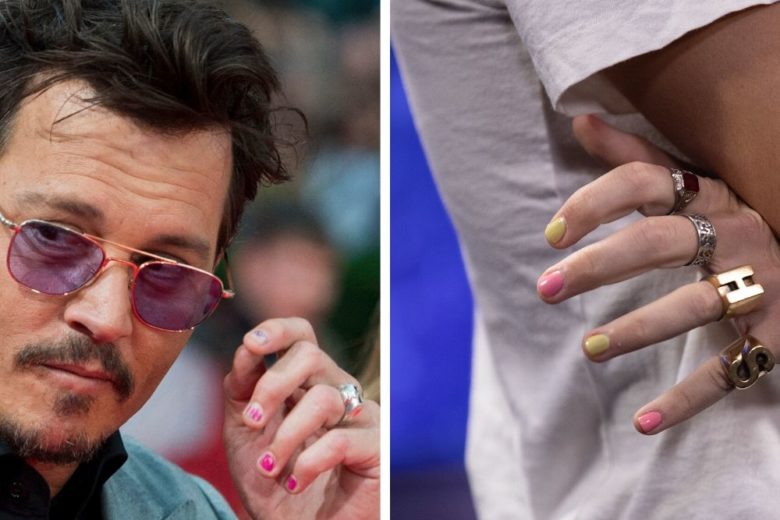 Gli uomini amano la nail art e queste sono le star con le manicure più cool