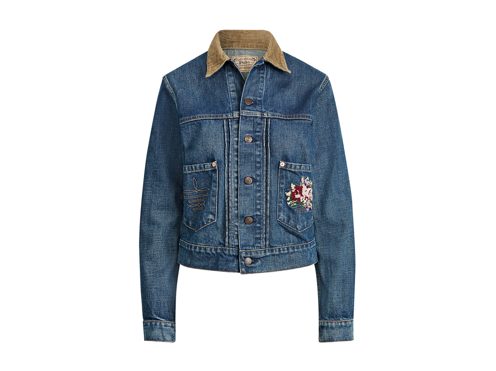 Ralph-Lauren-giacca-trucker-ricamata