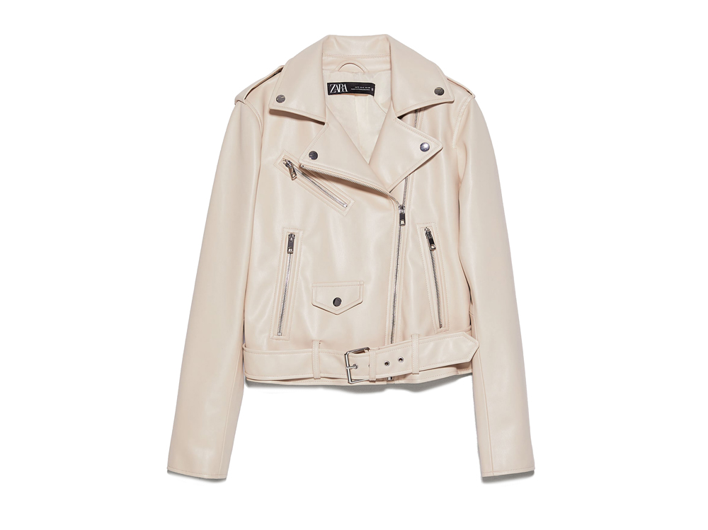 Jacket Zara Giubbotto Beige Giacca Donna Zara Giacca Similpelle