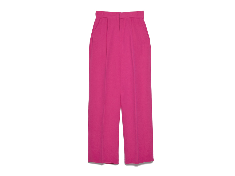 ZARA-pantaloni-larghi-a-vita-alta-fucsia