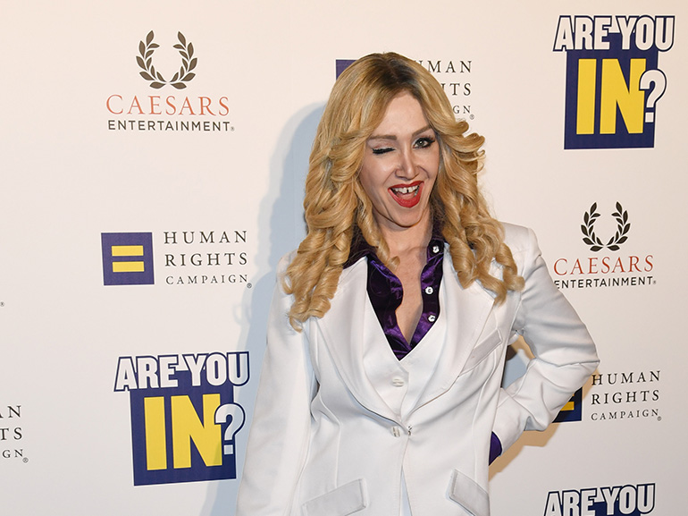 Democratic Presidential Candidate Pete Buttigieg Gives Keynote Address At Human Rights Campaign's Gala In Vegas