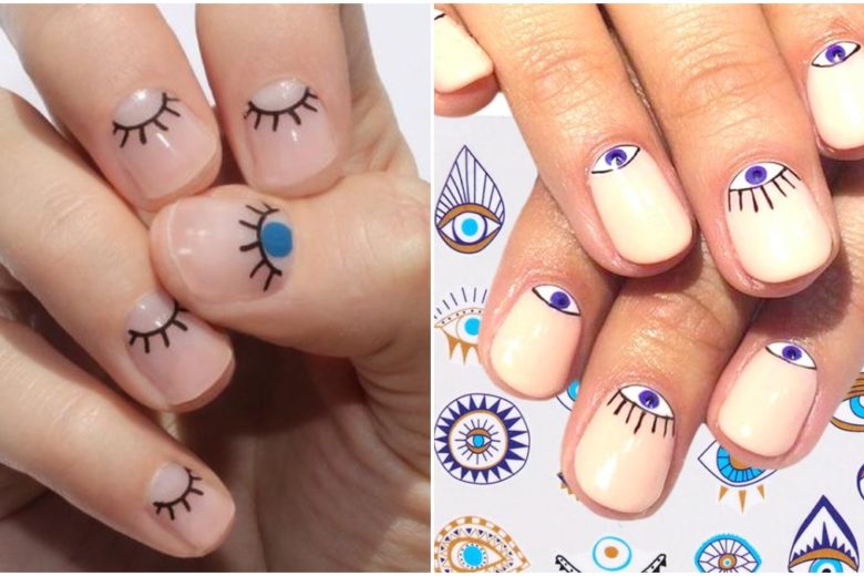 Nail art con gli occhi? La manicure eyeball è la più cool del momento