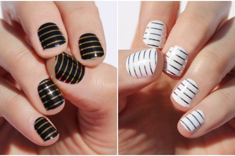 Nail art a righe: la striped manicure da provare adesso