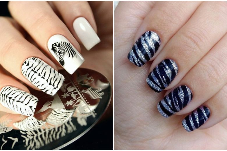 Unghie zebrate: le idee nail art più originali