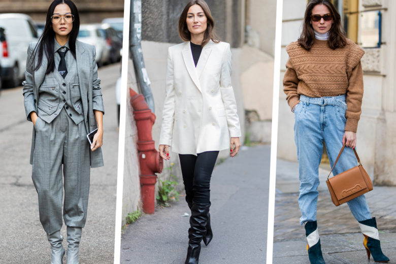 Come indossare i pantaloni dentro gli stivali, il trend del momento