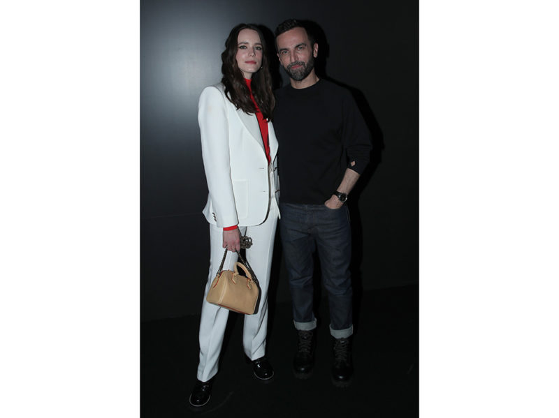 Stacy-Martin-and-Designer-Nicolas-Ghesquièr