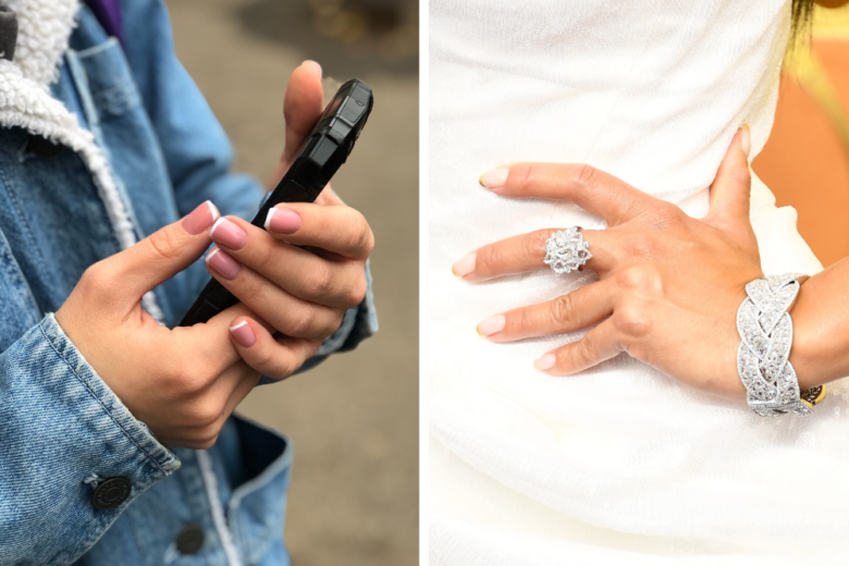 La french manicure (rivista) torna di moda grazie alle star