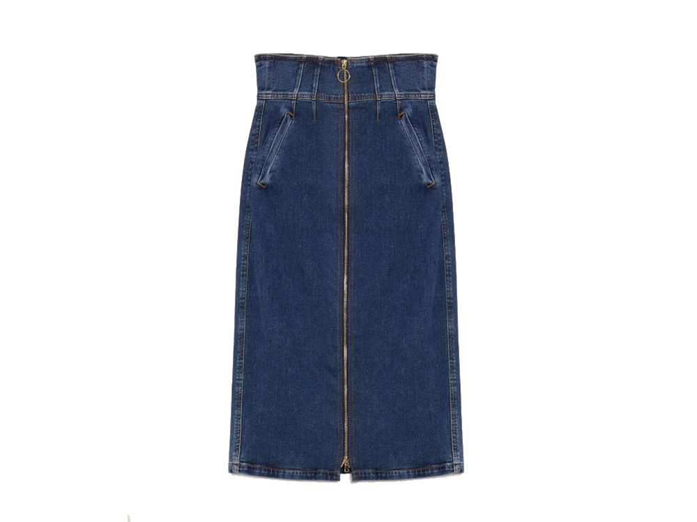 penny-black-gonna-a-matita-in-denim-con-cerniera-frontale