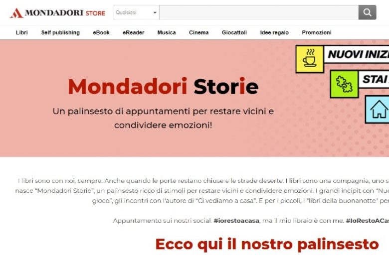Mondadori Store porta cultura e intrattenimento nelle case di tutti i lettori
