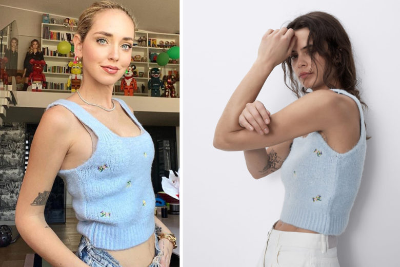 Chiara Ferragni indossa il top più primaverile che ci sia (e che costa solo 18 euro)