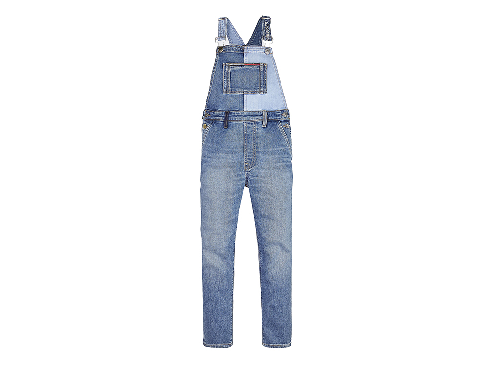 TOMMY-HILFIGER-salopette-in-denim-riutilizzato