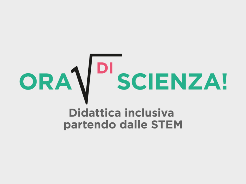 Visual Ora di scienza sfondo grigio