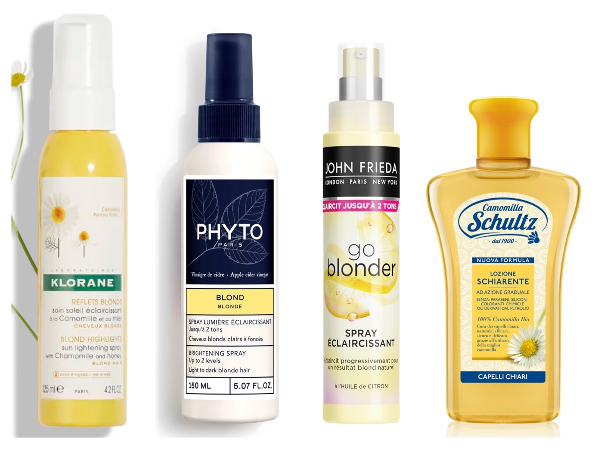 come schiarire i capelli a casa prodotti