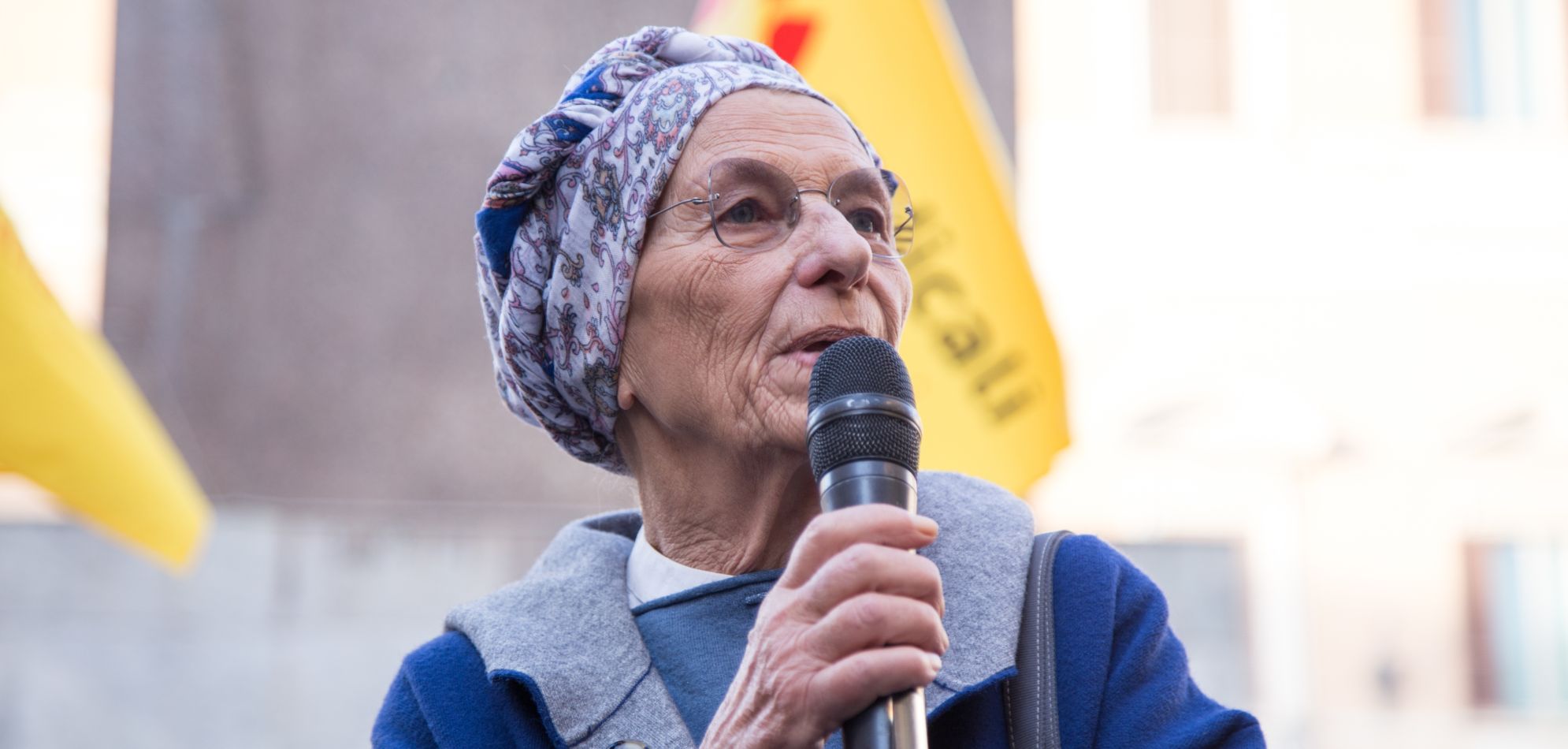 Emma Bonino during the 