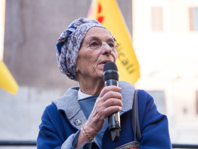 Emma Bonino during the 