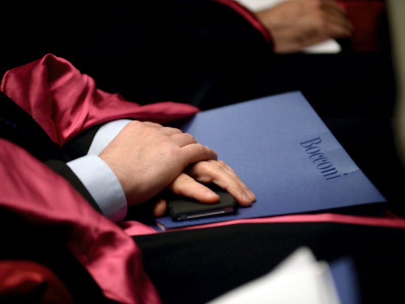 Inauguration Of The Academic Year At Bocconi University