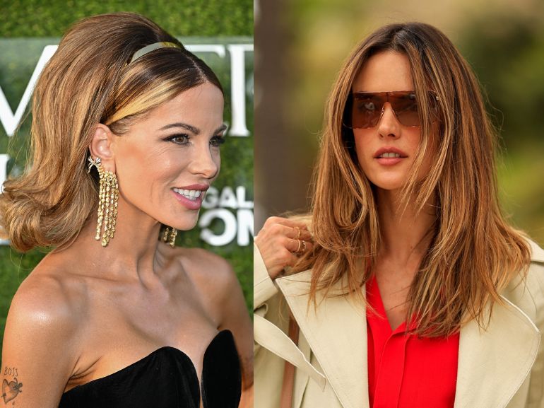 capelli castani con riflessi biondi