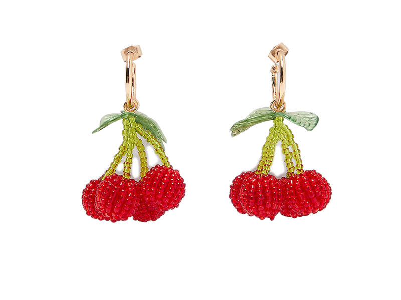 Goiern 1 parare Frutta Orecchino Bullone Di Frutta Divertente Simpatico Orecchini Cute Gocce Di Limone Penzolare Donne