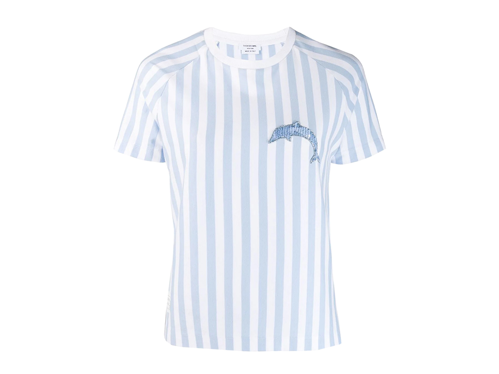 t-shirt-delfino-THOM-BROWNE-farfetch