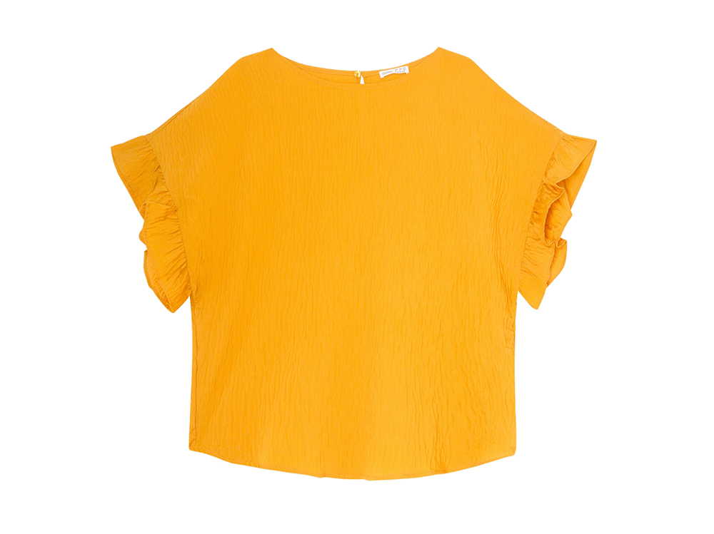 maglia-arancio-con-volant-oysho