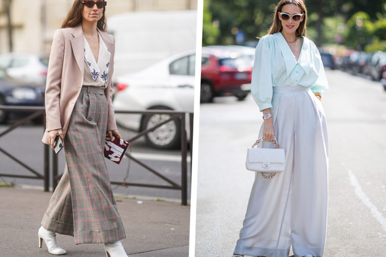 I pantaloni a palazzo sono il modello must per slanciare la figura (e ottenere look super chic!)