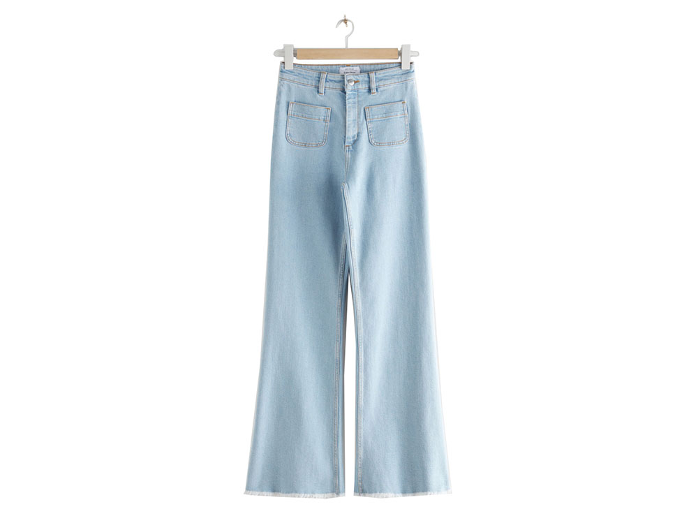 jeans-flare-con-taschine-davanti-and-other-stories