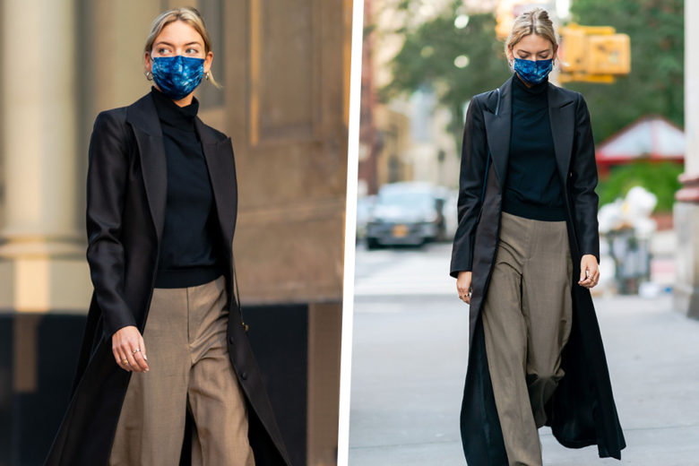 Cappotto lungo? Sì, grazie! Quello “minimal-chic” di Martha Hunt è già in wishlist!