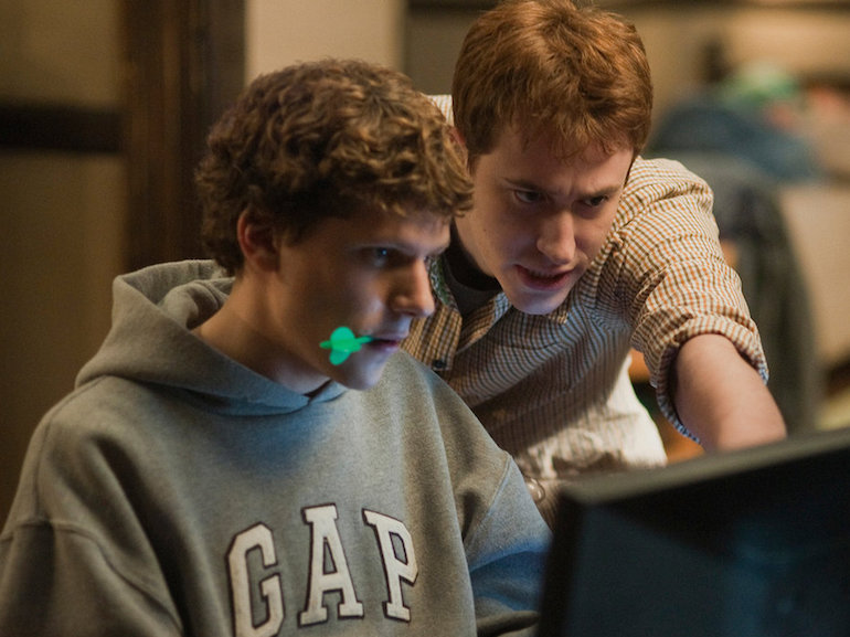 The social network felpa grigia