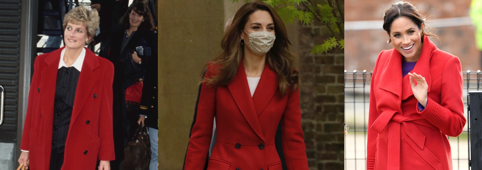 royal trend cappotto rosso