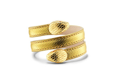 Bracciale–Bvlgari-Cleopatra–a-doppio-giro-in-karung-dorato-