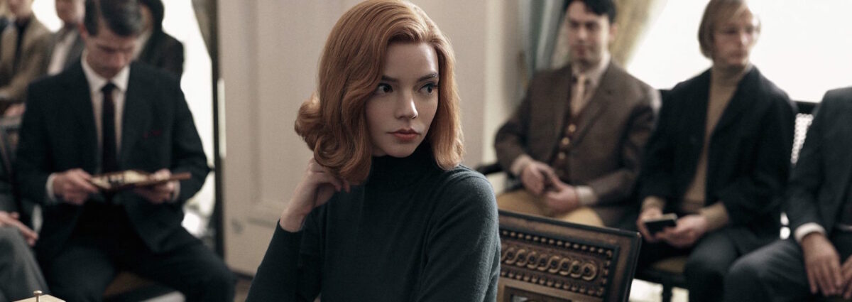 Anya Taylor-Joy vestito verde