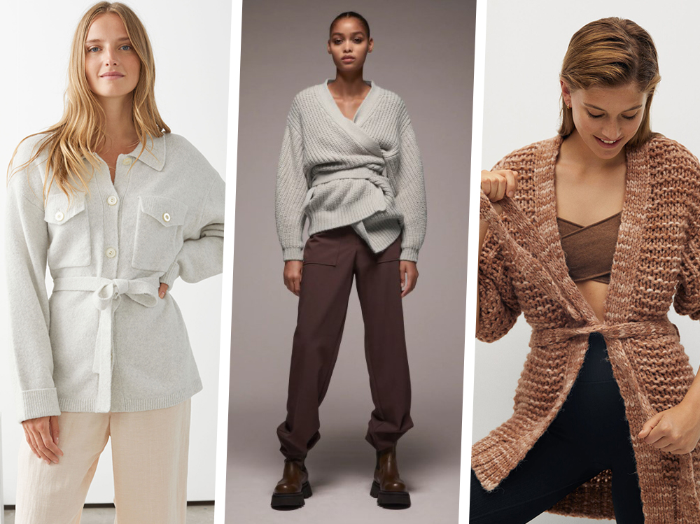 Cardigan con cintura in vita: il modello di tendenza per l'inverno 2020