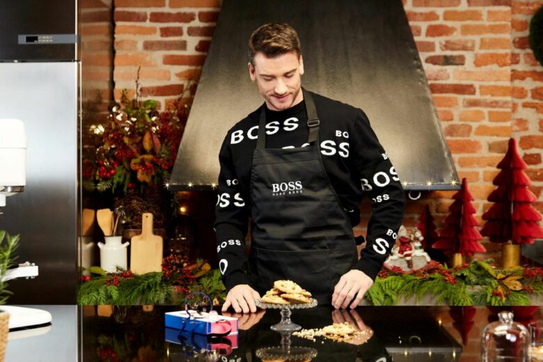 A stelle e cuori, così è il Natale di Hugo Boss e del pastry chef Damiano Carraro