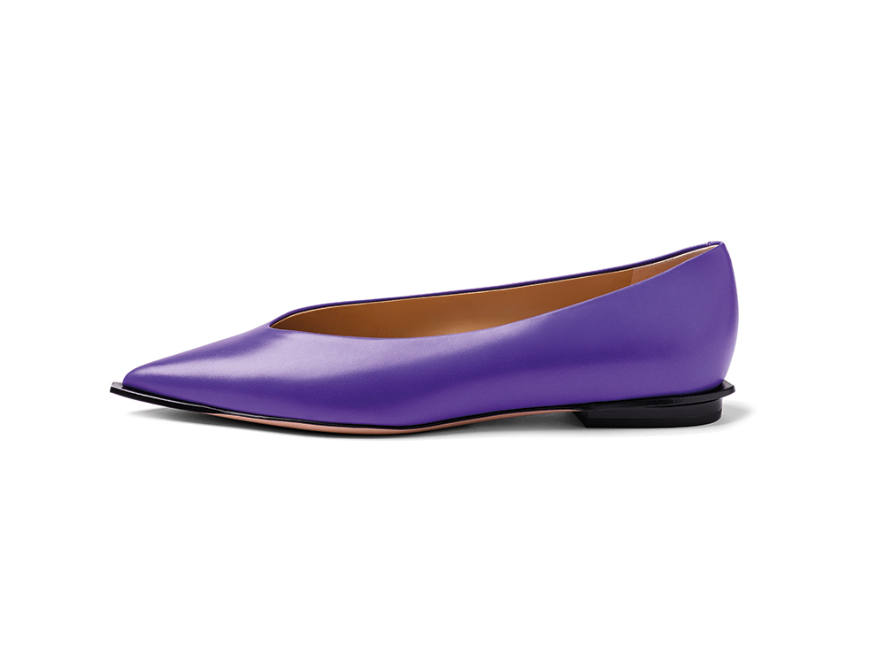 PELLICO-ballerine-in-pelle-purple