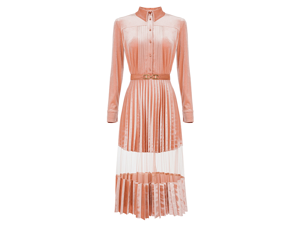 elisabetta-franchi-abito-in-velluto-plissÇ-e-tulle