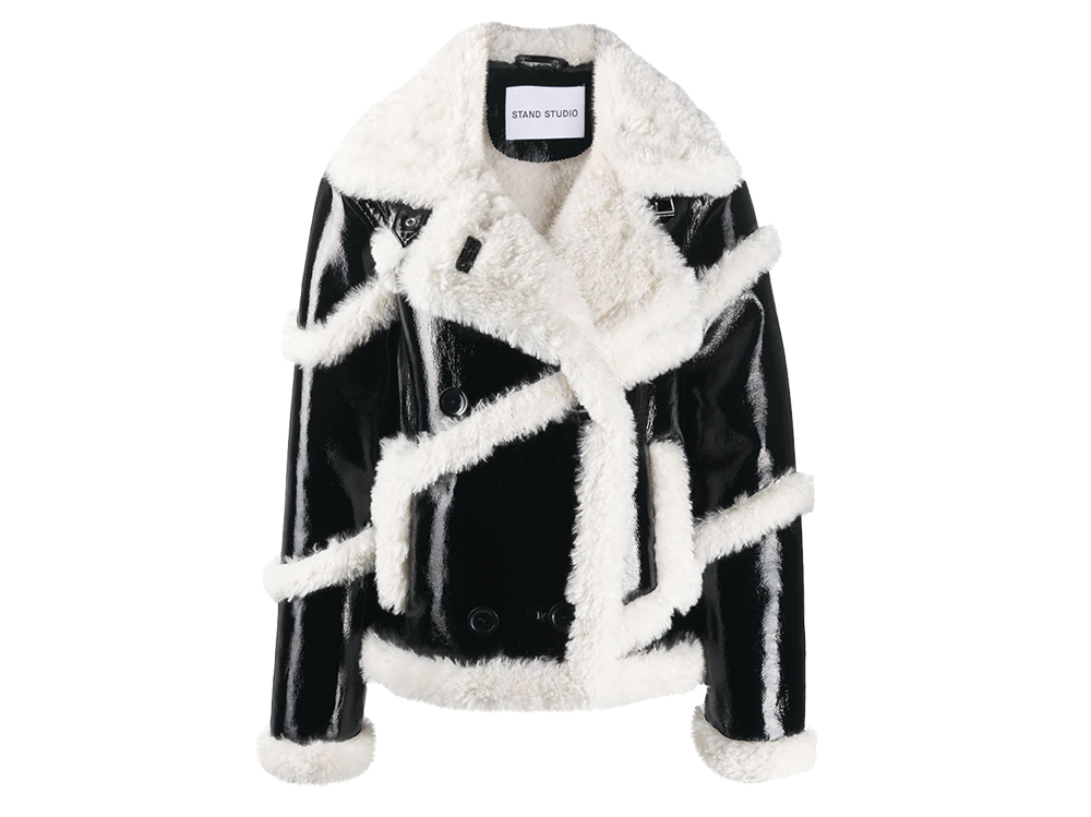 giacca-faux-shearling-stand-studio-su-farfetch