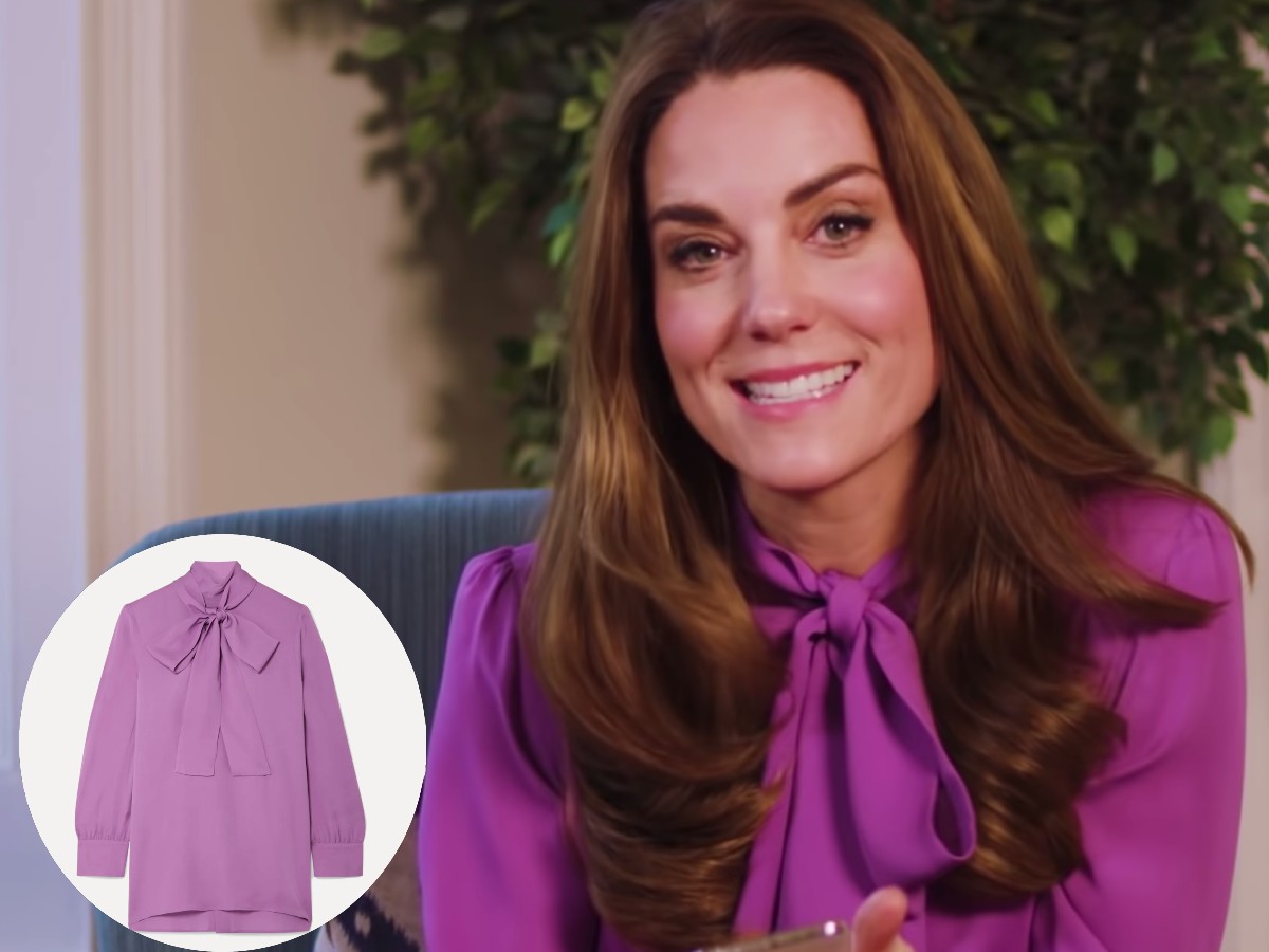kate middleton blusa viola