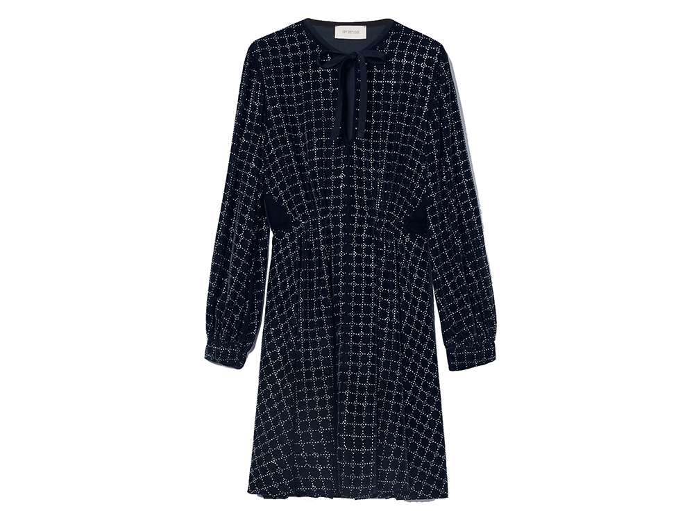 sportmax-abito-corto-in-velluto-blu-notte-con-strass