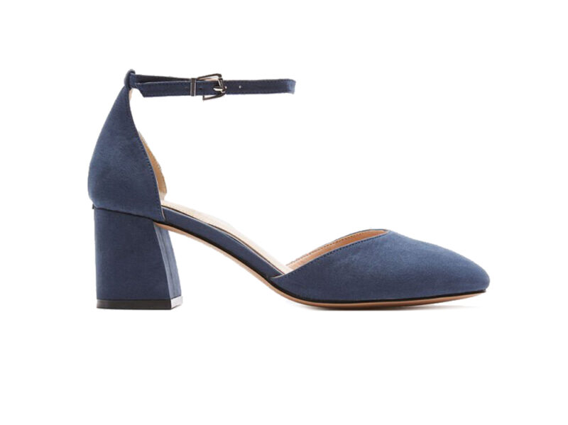 Scarpe Donna Con Tacco A Blocco - Eleganti E Comode, Per Lavoro, Cerimonia O Sera, Punta Chiusa - Foto 4