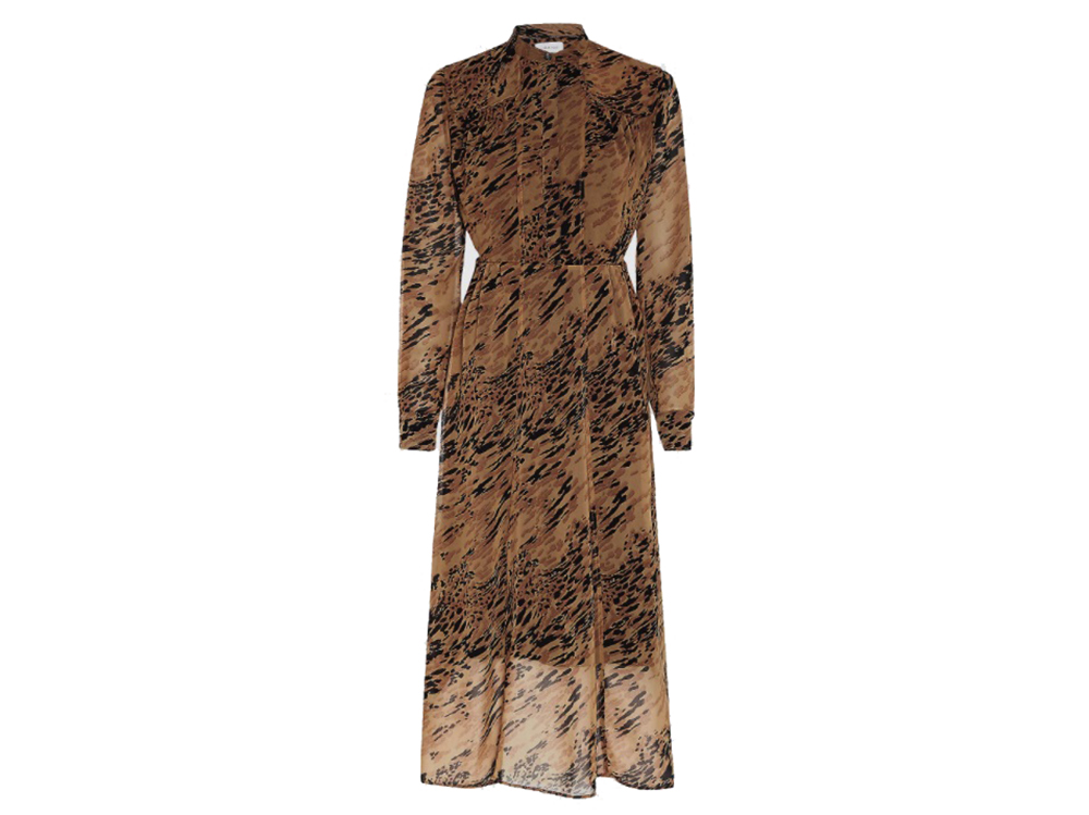 Calvin-klein-abito-midi-animalier-in-chiffon